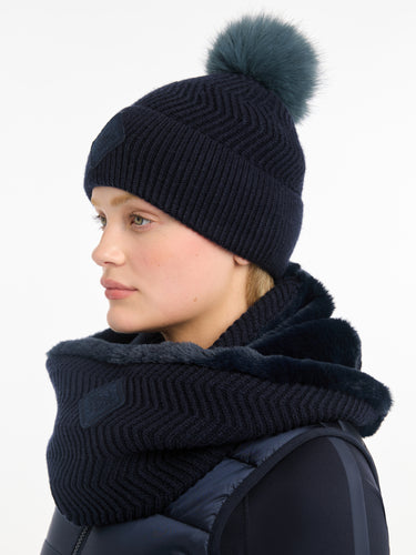 Buy the LeMieux Navy Lila Beanie | Online for Equine