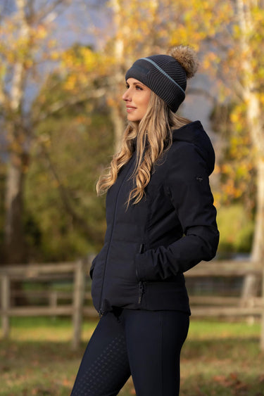 Buy LeMieux Petrol Clara Cable Beanie | Online for Equine