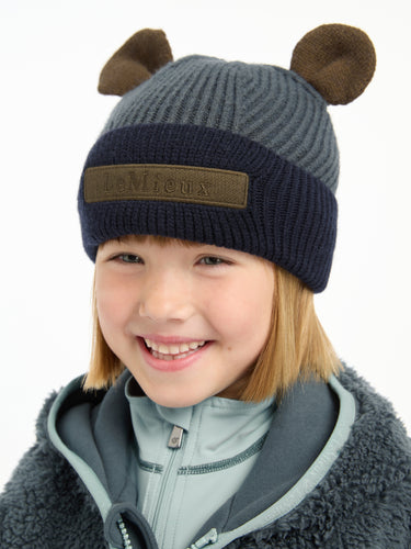 Buy the LeMieux Petrol Mini Bear Beanie | Online for Equine