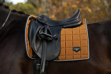 Buy the LeMieux Ginger Loire Classic Satin Dressage Square | Online for Equine