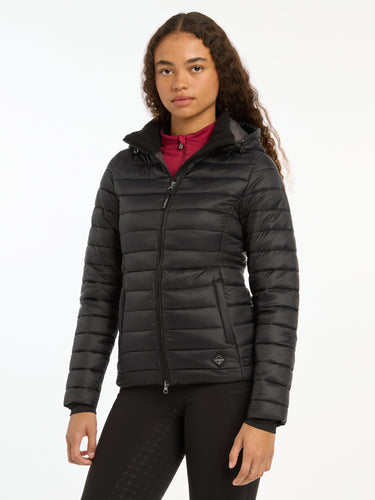 LeMieux Black Tilly Hooded Puffer Jacket