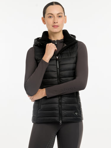 LeMieux Black Tilly Hooded Puffer Gilet