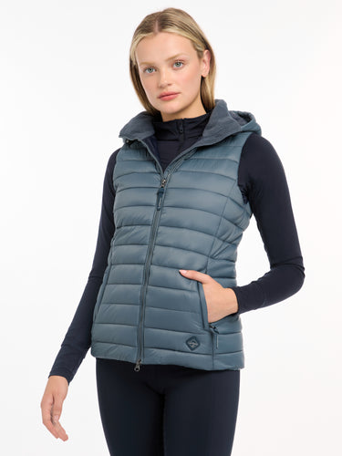 LeMieux Petrol Tilly Hooded Puffer Gilet