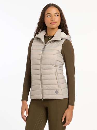 Buy LeMieux Ash Tilly Hooded Puffer Gilet| Online for Equine