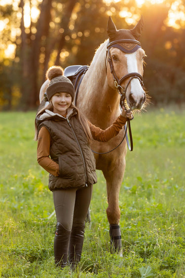 Buy LeMieux Alpine Young Rider Eloise Reversible Winter Gilet| Online for Equine