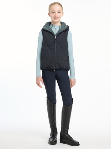 LeMieux Navy Young Rider Eloise Reversible Winter Gilet