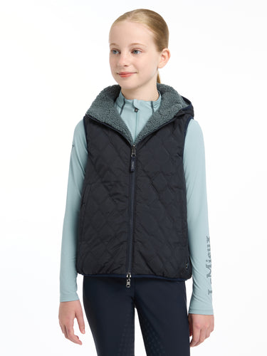 LeMieux Navy Young Rider Eloise Reversible Winter Gilet