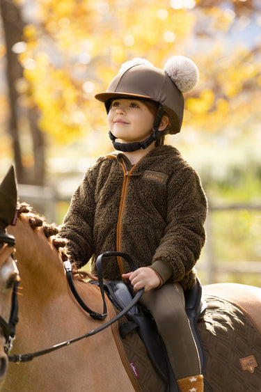 Buy the LeMieux Alpine Mini Double Pom Hat Silk | Online for Equine