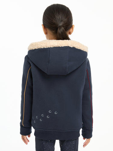 Buy the LeMieux Navy Mini Charlie Lined Hoodie | Online for Equine