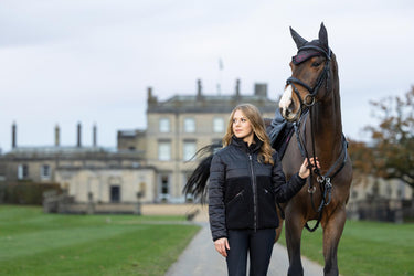 Buy the LeMieux Black Alissa Hybrid Fleece | Online for Equine