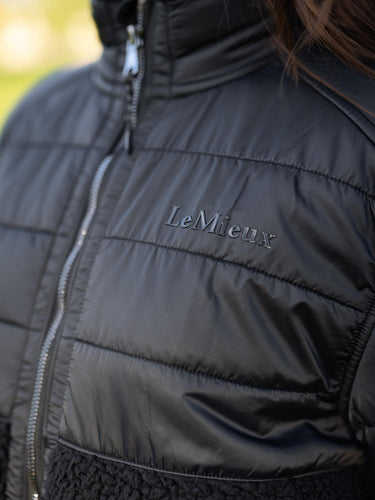 Buy the LeMieux Black Alissa Hybrid Fleece | Online for Equine