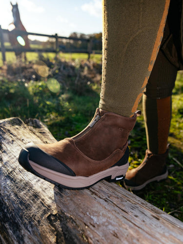 LeMieux Brown Trex Waterproof Zip Boots