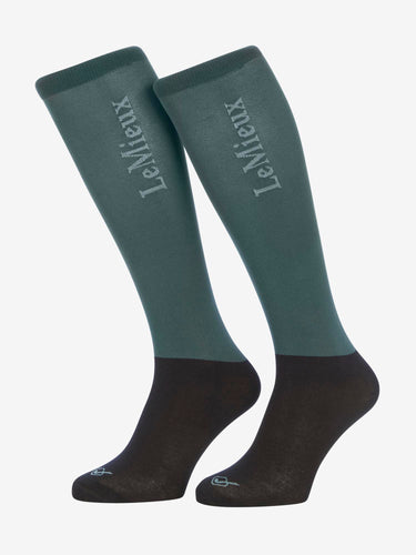 Buy the LeMieux Petrol Competition Socks 2 pack | Online for Equine