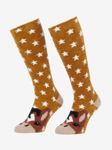 Buy LeMieux Adults Chancer Fluffy Character Socks | Online for Equine