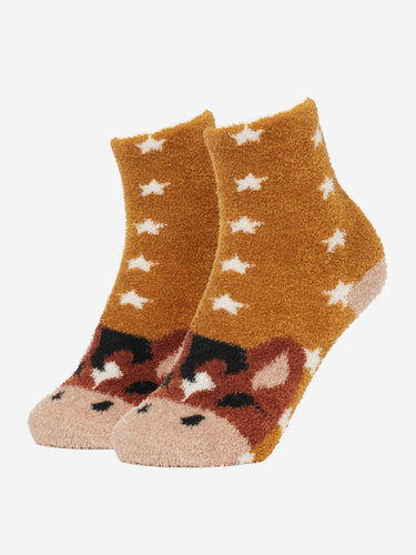 Buy the LeMieux Chancer Mini Fluffy Character Socks | Online for Equine