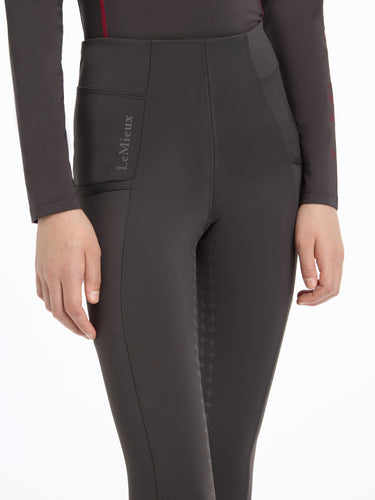 Buy LeMieux Young Rider Orla Cinder Pull On Breeches | Online for Equine