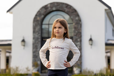 Buy LeMieux Ecru Mini Jessie Long Sleeve Top| Online for Equine