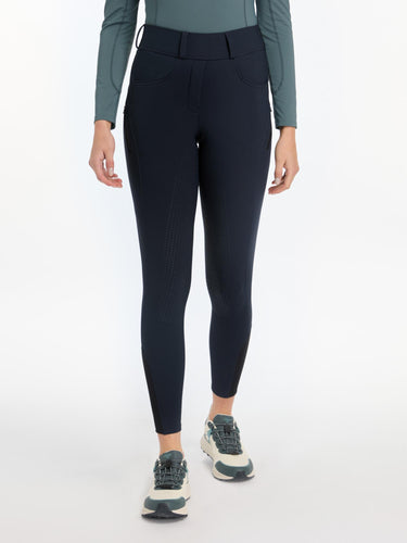 Buy LeMieux Navy Amy Brushed Breggings | Online for Equine