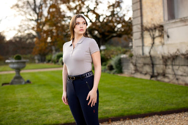 Buy the LeMieux Ash Classique Polo Shirt | Online for Equine