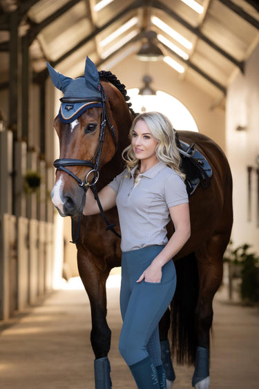 Buy the LeMieux Ash Classique Polo Shirt | Online for Equine