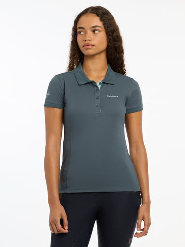 Buy the LeMieux Petrol Classique Polo Shirt | Online for Equine