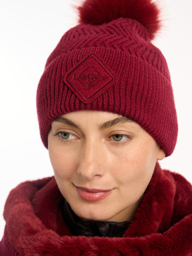 Buy the LeMieux Ember Lila Beanie | Online for Equine