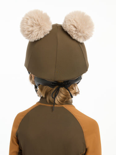 Buy the LeMieux Alpine Mini Double Pom Hat Silk | Online for Equine