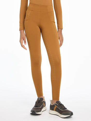 Buy LeMieux Young Rider Orla Ginger Pull On Breeches | Online for Equine