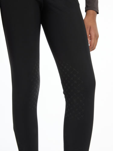 LeMieux Black Young Rider Izzy Knee Grip Breeches