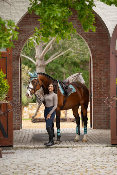 Buy LeMieux Loire Classic Close Contact Square Aqua | Online for Equine