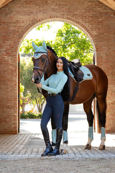 Buy LeMieux Loire Classic Close Contact Square Aqua | Online for Equine