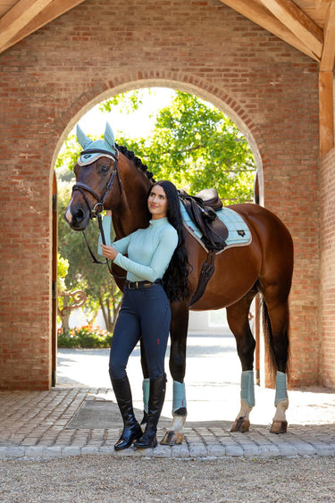 Buy LeMieux Loire Classic Close Contact Square Aqua | Online for Equine