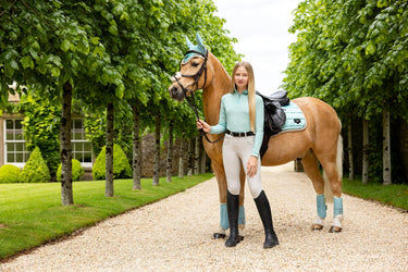 Buy LeMieux Loire Classic Close Contact Square Aqua | Online for Equine