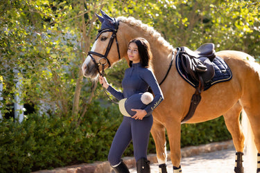 Buy LeMieux Loire Classic Close Contact Square Dusk Blue | Online for Equine