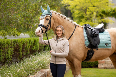 Buy LeMieux Loire Classic Dressage Square Aqua | Online for Equine