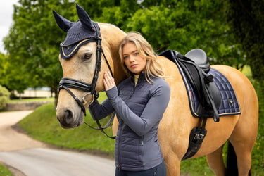 Buy LeMieux Loire Classic Dressage Square Dusk Blue | Online for Equine