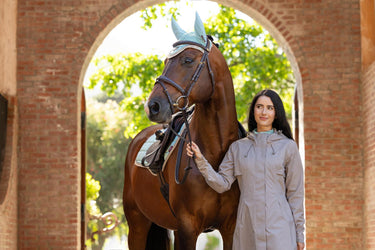 Buy LeMieux Loire Fly Hood Aqua | Online for Equine