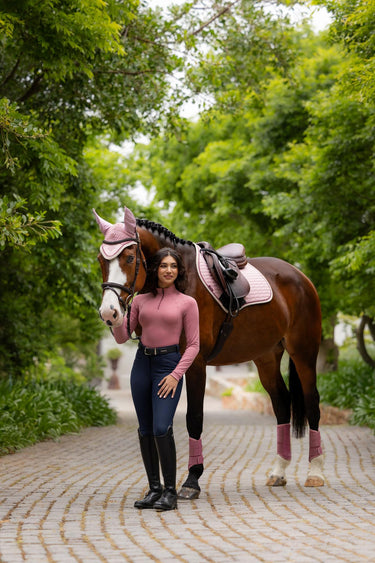 Buy LeMieux Suede Close Contact Square Blossom | Online for Equine