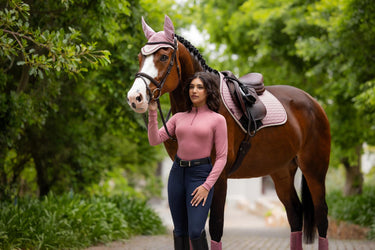 Buy LeMieux Suede Close Contact Square Blossom | Online for Equine