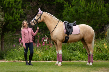 Buy LeMieux Suede Dressage Square Blossom | Online for Equine