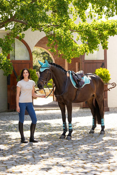 Buy LeMieux Suede GP Square Lagoon | Online for Equine