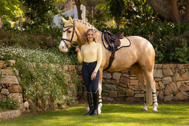 Buy LeMieux Suede GP Square Mimosa | Online for Equine