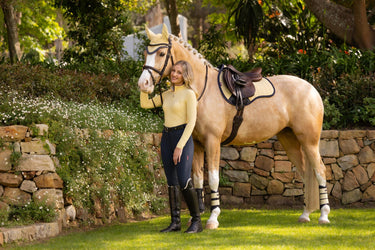 Buy LeMieux Suede GP Square Mimosa | Online for Equine