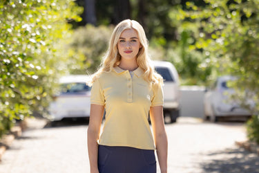 Buy LeMieux Ladies Classique Polo Shirt Mimosa | Online for Equine