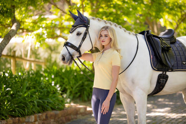 Buy LeMieux Ladies Classique Polo Shirt Mimosa | Online for Equine