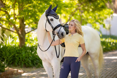 Buy LeMieux Ladies Classique Polo Shirt Mimosa | Online for Equine