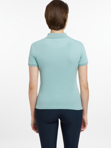 Buy LeMieux Ladies Classique Polo Shirt Aqua | Online for Equine