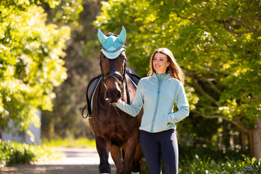 Buy LeMieux Ladies Faye Fleece Zip Through Aqua | Online for Equine