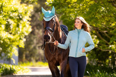 Buy LeMieux Ladies Faye Fleece Zip Through Aqua | Online for Equine