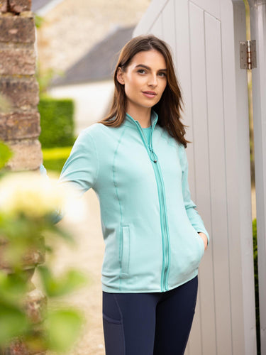 Buy LeMieux Ladies Faye Fleece Zip Through Aqua | Online for Equine